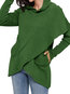 Hooded Long Loose Casual Pockets Sweatshirts (Style V100676)