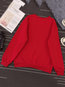 Round Neck Standard Cute Cotton Pattern Sweatshirts (Style V100678)