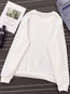 Round Neck Standard Cute Cotton Pattern Sweatshirts (Style V100678)