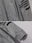Hooded Standard Loose Casual Letter Hoodie (Style V100682)