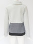 Hooded Standard Loose Dacron Patchwork Sweatshirts (Style V100686)