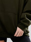 Hooded Standard Loose Cotton Pockets Sweatshirts (Style V100690)