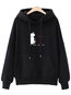 Hooded Standard Cute Animal Pockets Sweatshirts (Style V100696)