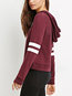 Standard Cute Patchwork Cotton Patchwork Sweatshirts (Style V100715)