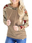Hooded Standard Slim Patchwork Pockets Sweatshirts (Style V100720)