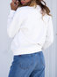 Hooded Casual Plain Cotton Strappy Sweatshirts (Style V100753)