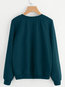 Round Neck Standard Straight Cute Cotton Sweatshirts (Style V100774)