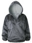 Hooded Casual Plain Polyester Zipper Hoodie (Style V100810)