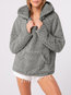 Hooded Loose Casual Cotton Pockets Hoodie (Style V100820)