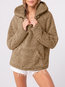 Hooded Loose Casual Cotton Pockets Hoodie (Style V100820)