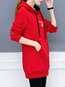 Hooded Standard Casual Letter Polyester Hoodie (Style V100822)