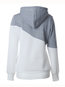 Hooded Standard Slim Cotton Patchwork Hoodie (Style V100824)