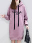 Hooded Long Casual Letter Pattern Hoodie (Style V100829)