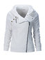 Hooded Standard Slim Cotton Blends Button Hoodie (Style V100841)