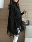 Long Batwing Elegant Plain Knitted Sweater (Style V100926)