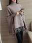 Long Batwing Elegant Plain Knitted Sweater (Style V100926)