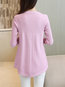 Round Neck Straight Casual Plain Polyester Sweater (Style V100941)