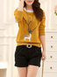 Round Neck Standard Animal Knitted Pattern Sweater (Style V100942)