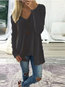 V-neck Long Slim Casual Plain Sweater (Style V100945)