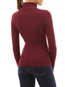 Standard Skinny Casual Polyester Button Sweater (Style V100963)