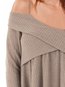Standard Loose Date Night Plain Polyester Sweater (Style V100969)
