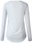 V-neck Long Slim Plain Polyester Sweater (Style V100973)