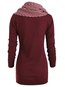 Slim Casual Plain Acrylic Button Sweater (Style V100976)