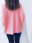 V-neck Standard Casual Knitted Button Sweater (Style V100990)