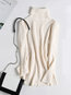 Turtleneck Standard Straight Casual Polyester Sweater (Style V101036)