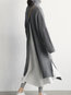 Turtleneck Maxi Loose Elegant Polyester Sweater (Style V101052)