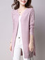 Round Neck Long Date Night Knitted Pattern Sweater (Style V101062)