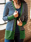 Standard Slim Casual Knitted Button Sweater (Style V101069)