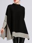 Standard Loose Striped Polyester Pattern Sweater (Style V101111)