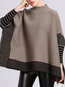 Standard Loose Striped Polyester Pattern Sweater (Style V101111)