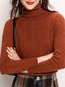 Standard Slim Casual Plain Polyester Sweater (Style V101121)