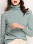 Standard Slim Casual Plain Polyester Sweater (Style V101121)