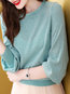 Standard Slim Date Night Knitted Button Sweater (Style V101137)