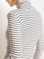 Polo Neck Standard Slim Striped Polyester Sweater (Style V101138)