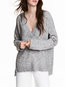 V-neck Standard Slim Casual Plain Sweater (Style V101150)