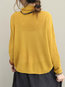 Turtleneck Standard Slim Casual Plain Sweater (Style V101160)