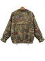 Short Loose Casual Camouflage Zipper Jacket (Style V101211)