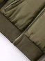 Stand Collar Short Straight Plain Zipper Jacket (Style V101230)