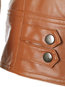 Short Straight Casual Color Block Zipper Jacket (Style V101246)
