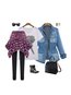 Stand Collar Long Party Polyester Pockets Coat (Style V101252)