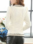 Round Neck Short Cute Wool Button Jacket (Style V101269)