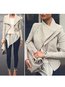 Shawl Collar Slim Elegant Plain Pockets Jacket (Style V101276)