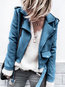 Short Slim Date Night Cotton Blends Zipper Jacket (Style V101285)