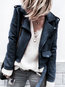 Short Slim Date Night Cotton Blends Zipper Jacket (Style V101285)