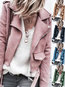 Short Slim Date Night Cotton Blends Zipper Jacket (Style V101285)