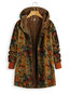 Hooded Long Loose Casual Animal Coat (Style V101323)